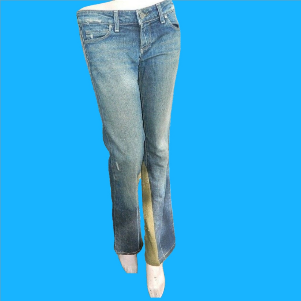 Paige Premium Denim Distressed Boot Jeans Sz 26‎